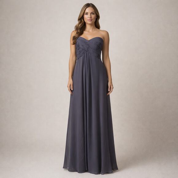 Bill Levkoff Dresses & Skirts - Bill Levkoff 82955 Strapless Gray Formal Dress Size 16
